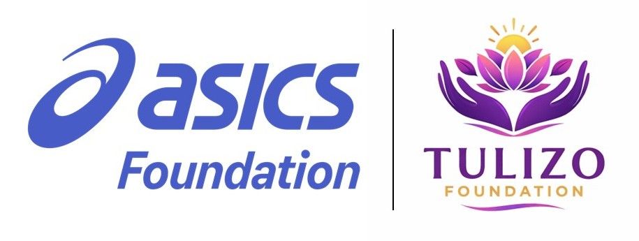 The ASICS Foundation and Tulizo Foundation's logos