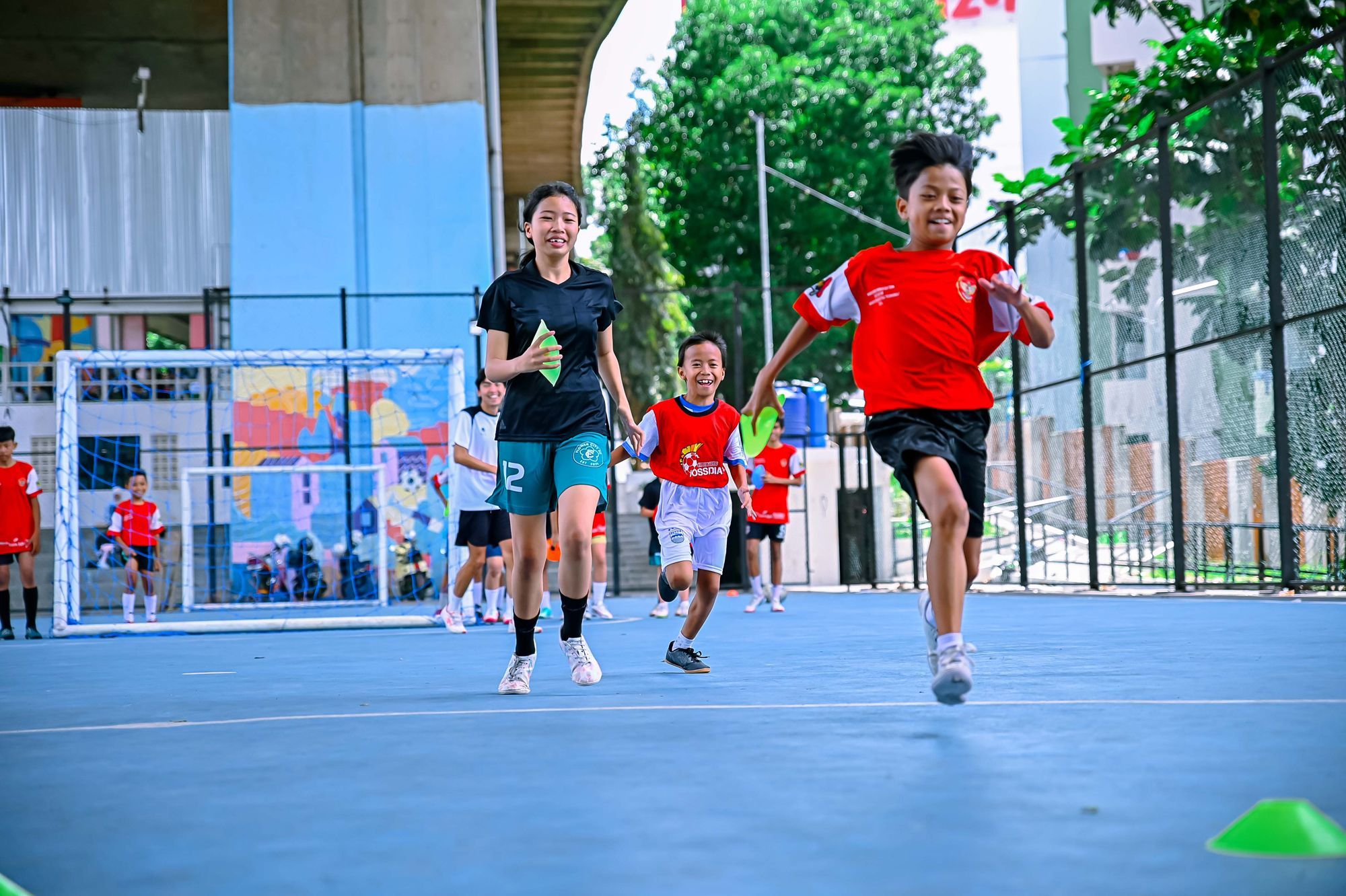 障がい者のスポーツ活動の活性化と ノーマライゼーションの実現プログラムの様子